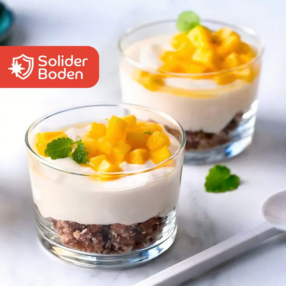 Konzept 11 Dessertschale Dessertgläser Set 150ml Transparent Rund Eisschalen für Tiramisu, (Set, 6-tlg)