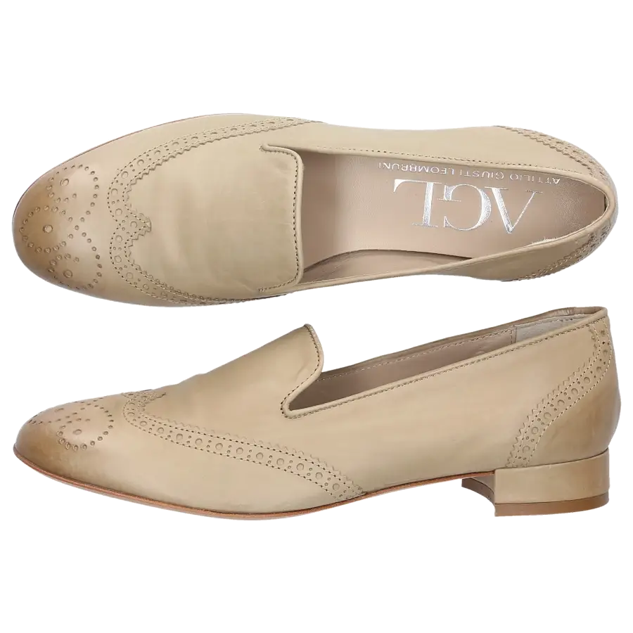 AGL Attilio Giusti Leombruni - Loafer D714032 Kalbsleder - grau