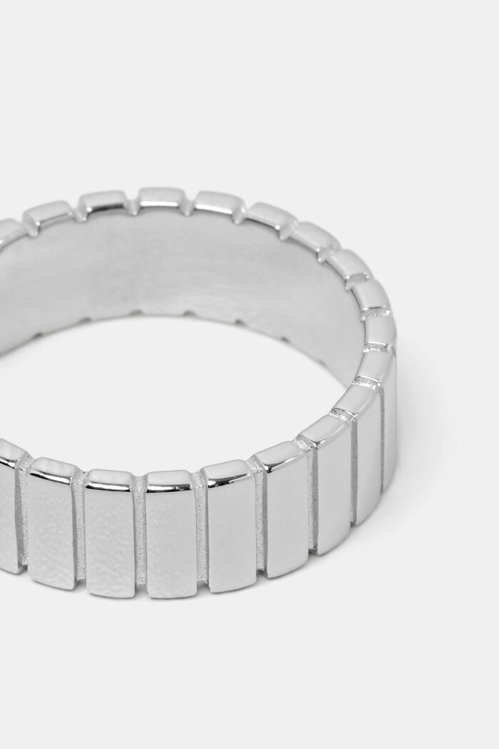 Gerippter Ring, Sterlingsilber