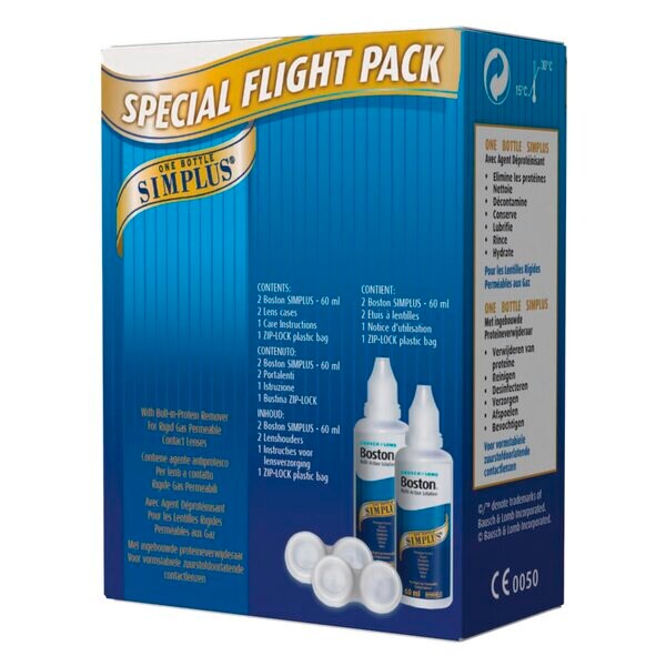 Bausch Lomb Boston Simplus Lens Solution Special Flight Pack