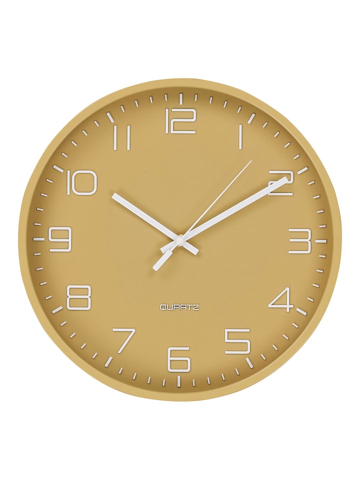 ebuy24 Wanduhr Rosolini Ocker 30 x 4 cm günstig kaufen onesize