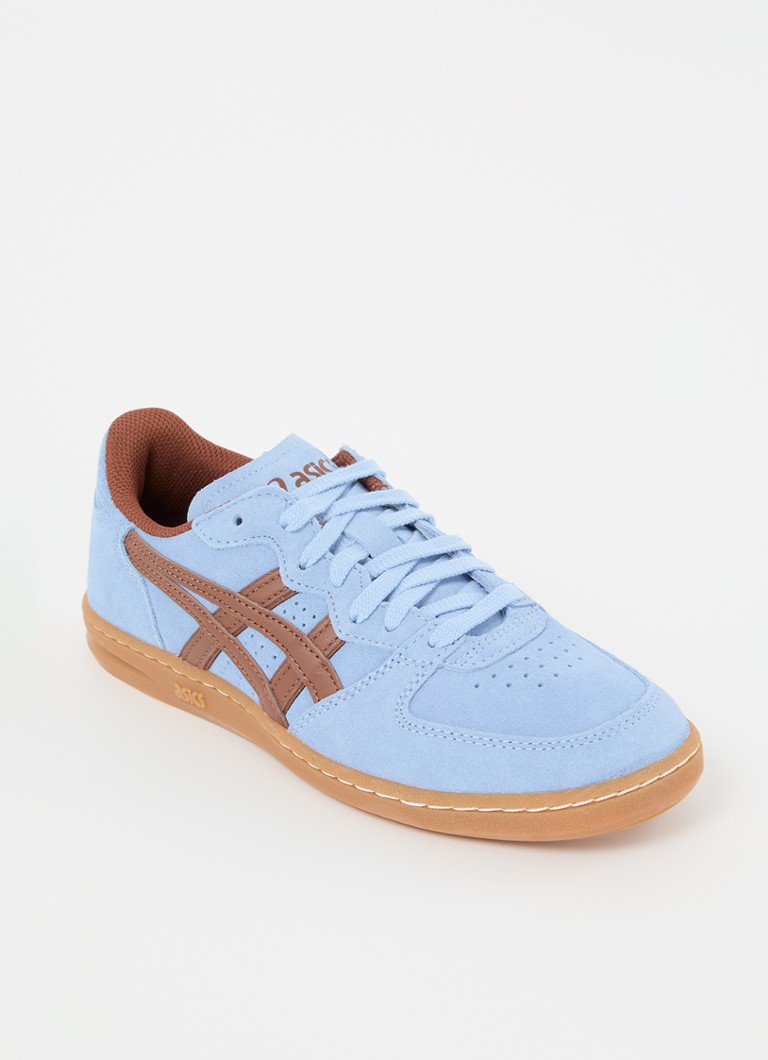 Teniși ASICS x HAY Skyhand OG din piele întoarsă cu detalii din piele