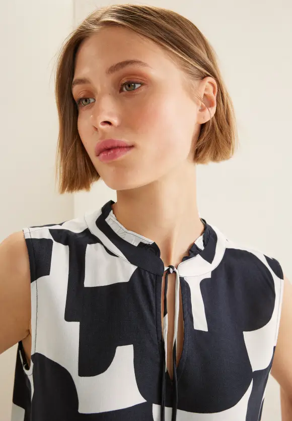 Street One Ärmellose Printbluse