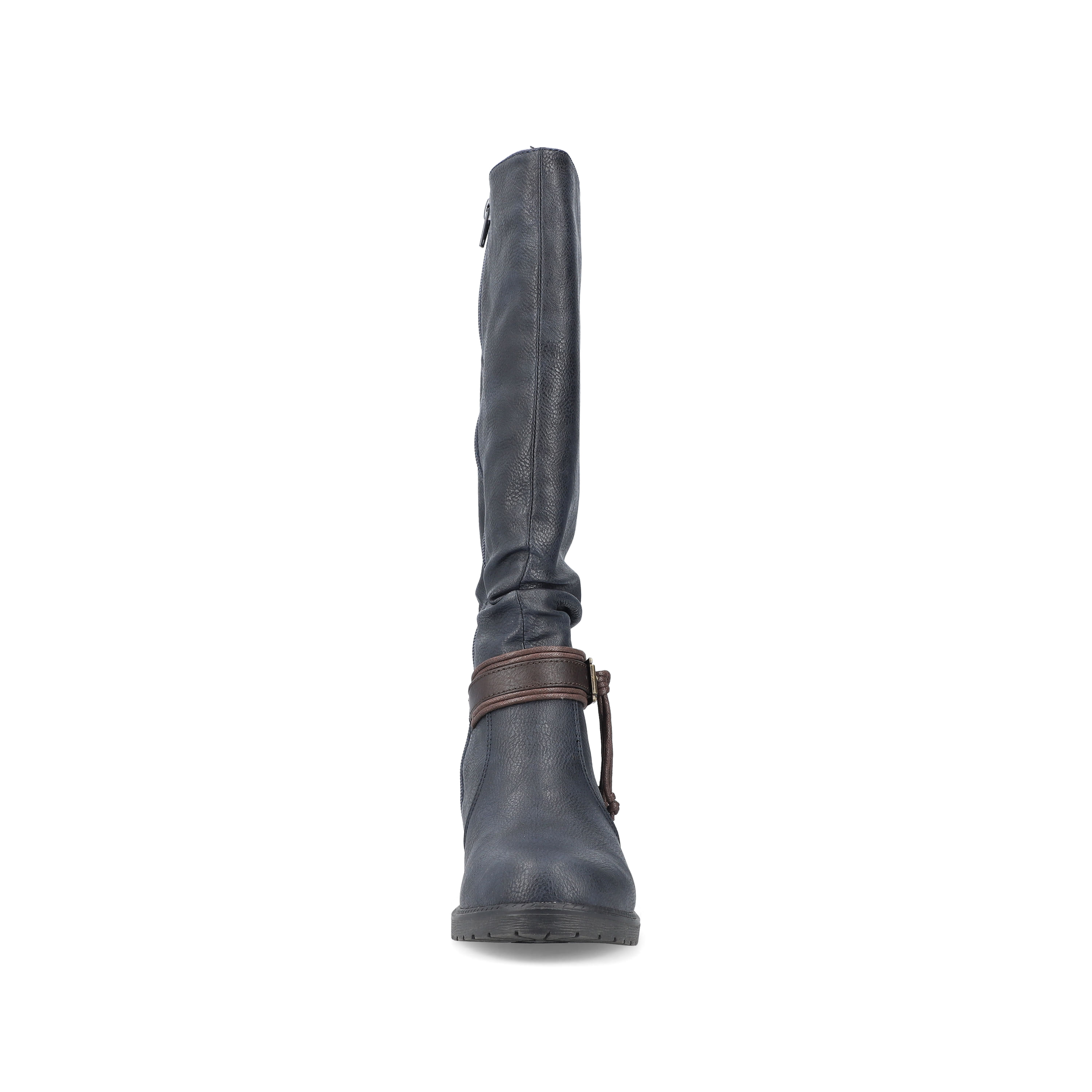 Rieker Damen Hochschaftstiefel graublau