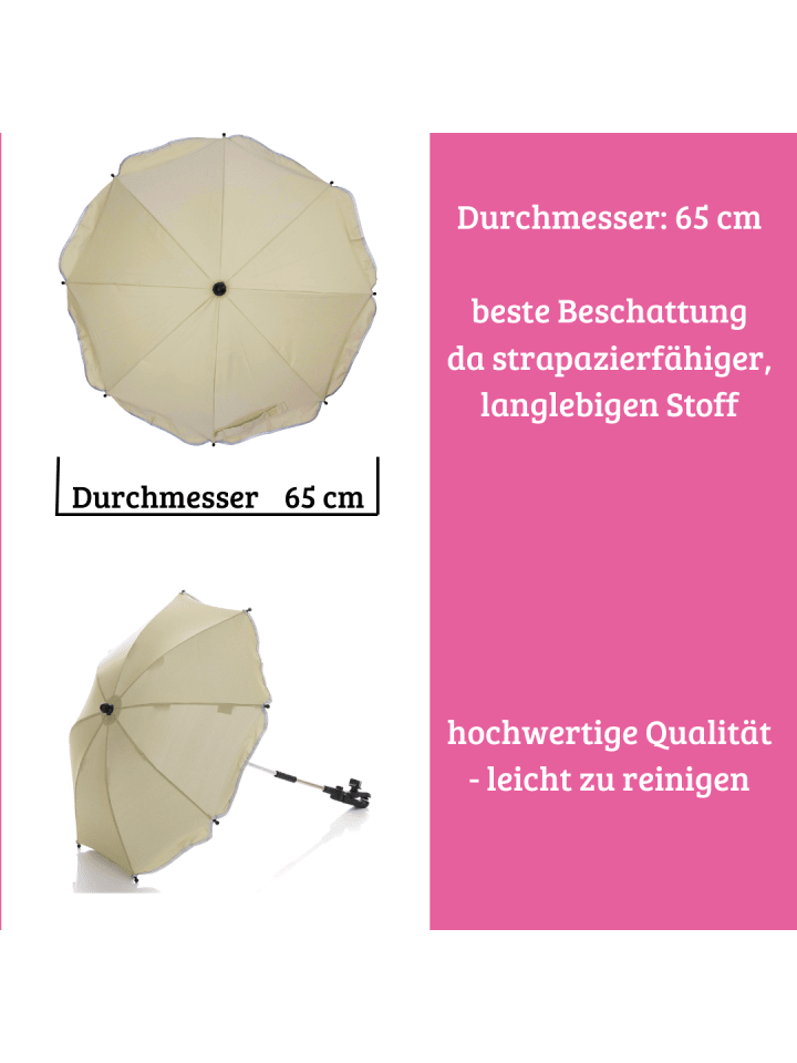 fillikid Sonnenschirm Standard UV-Schutz 50  ​Exklusiv in Natur günstig kaufen onesize