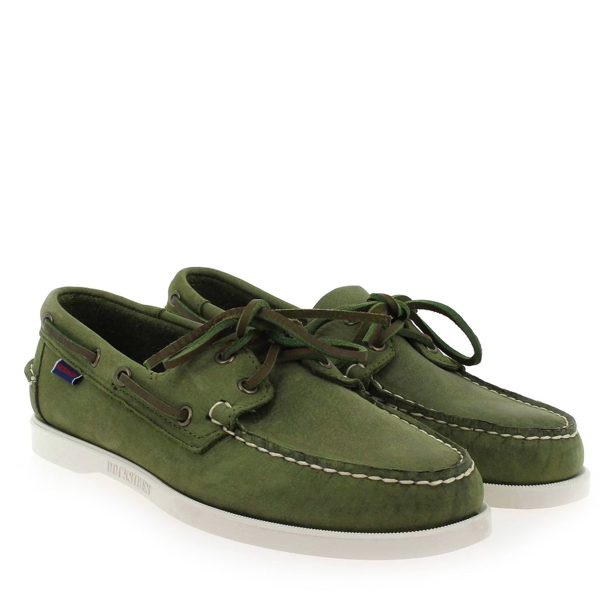 Sebago  DOCKSIDE PORTLAND CRAZY H - Kaki