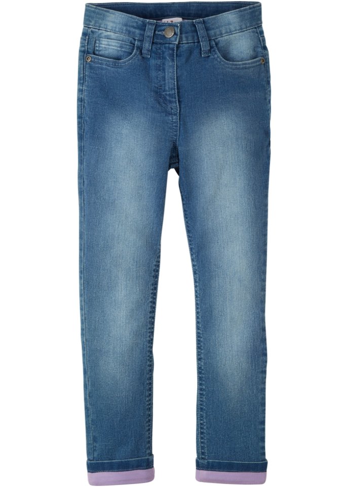 Mädchen Thermojeans mit Jerseyfutter