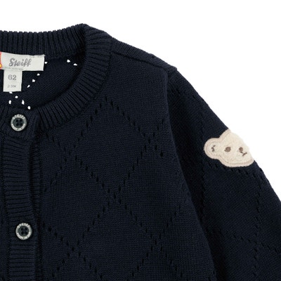 Strickjacke, dunkelblau für Mädchen