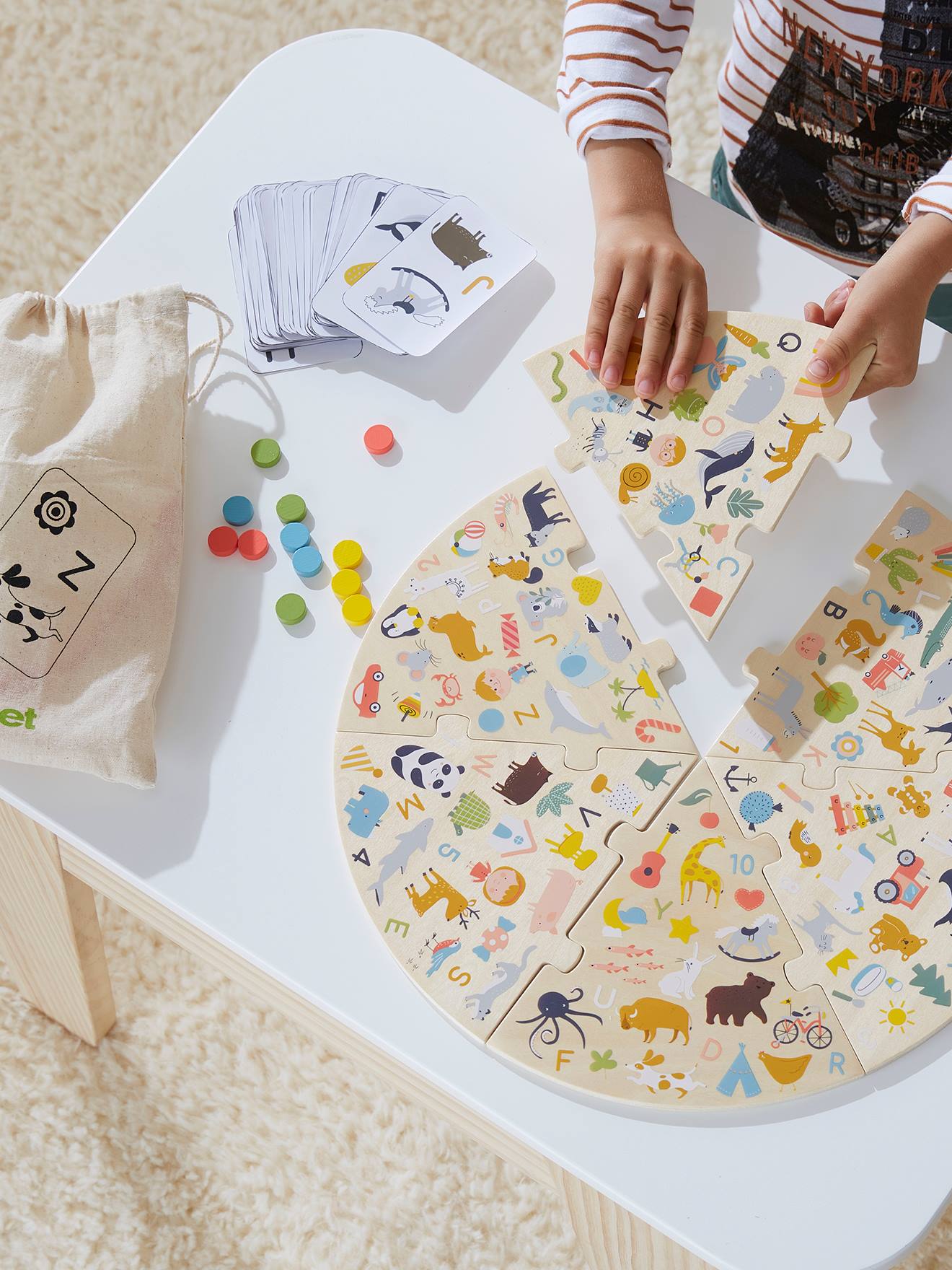 Jeu Retrouve-le vite ! en bois FSC® multicolore