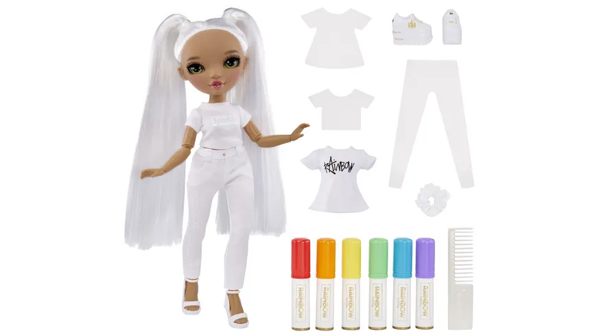 Rainbow High Color & Create Fashion Doll - Green Eyes
