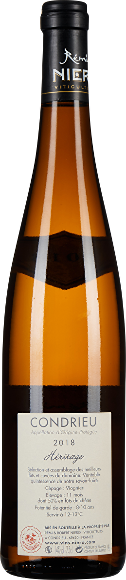 Domaine Rémi Niero Condrieu Héritage 2018