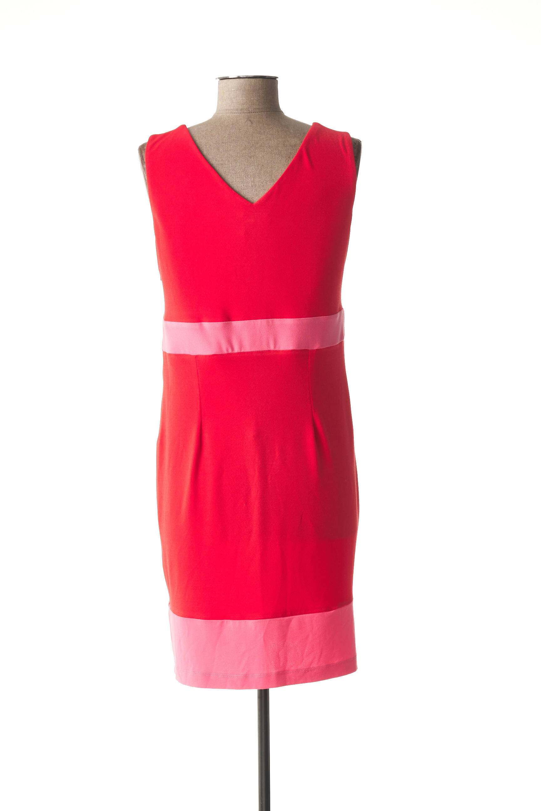 Nina Belly Robes Maternite Femme couleur rouge