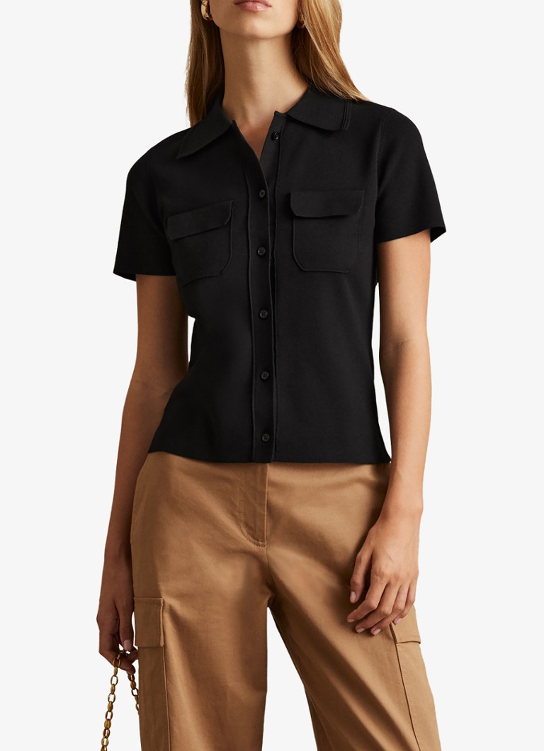 Camicetta Reiss Mimo con tasche sul petto
