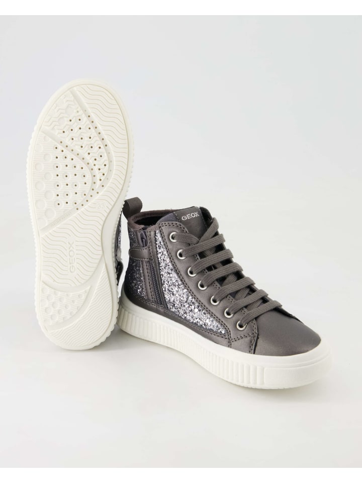 Geox Schnürstiefel in Silber günstig kaufen