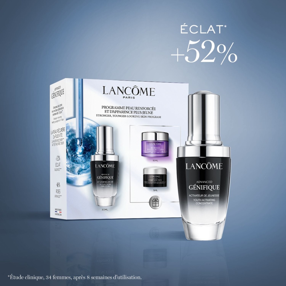 Lancôme Advanced Génifique Coffret Routine Anti-Âge Sérum + Crème Jour & Crème Yeux