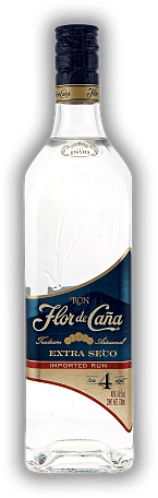 Flor de Cana Extra Seco White 4 Years Flor de Cana Extra Seco White 4 Years  Alter 4 J. - 0,7	 Liter - Vol 37,5%