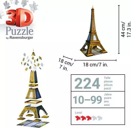 3D Puzzle Eiffelturm