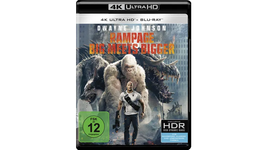 Rampage - Big Meets Bigger  (4K Ultra HD) (+ Blu-ray 2D)