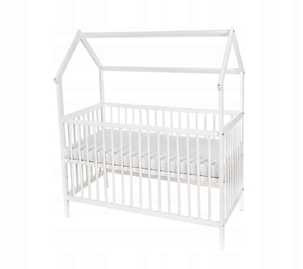 Babyhafen Kinderbett Babyhafen Hausbett Kinderbett 120x60 Matratze Minky Bettset Sterne (Komplett set, Hausbett, Matratze, Bettwäscheset und Deko-Set (sehe Bildern), Komplettbett