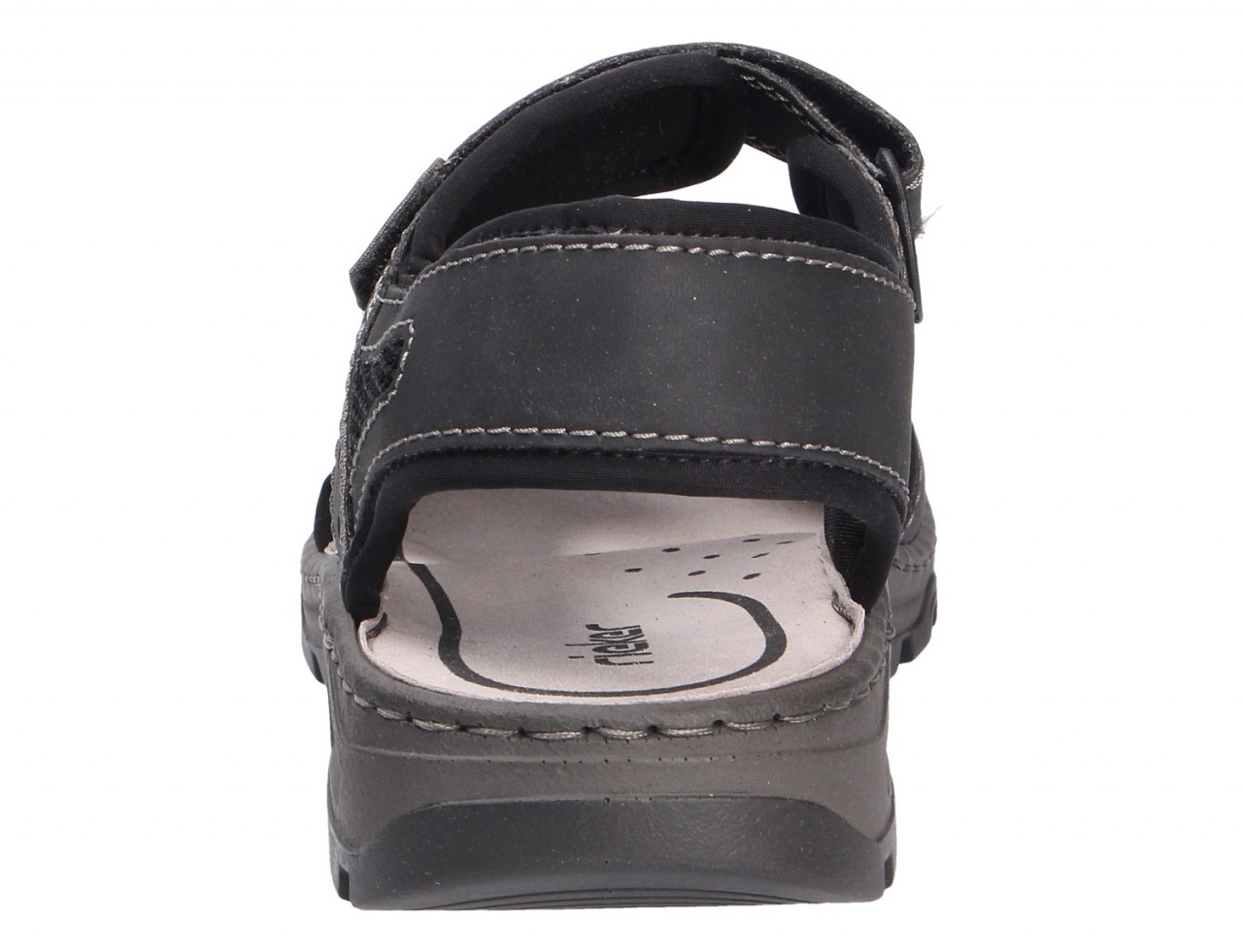 RIEKER Komfort Sandalen schwarz
