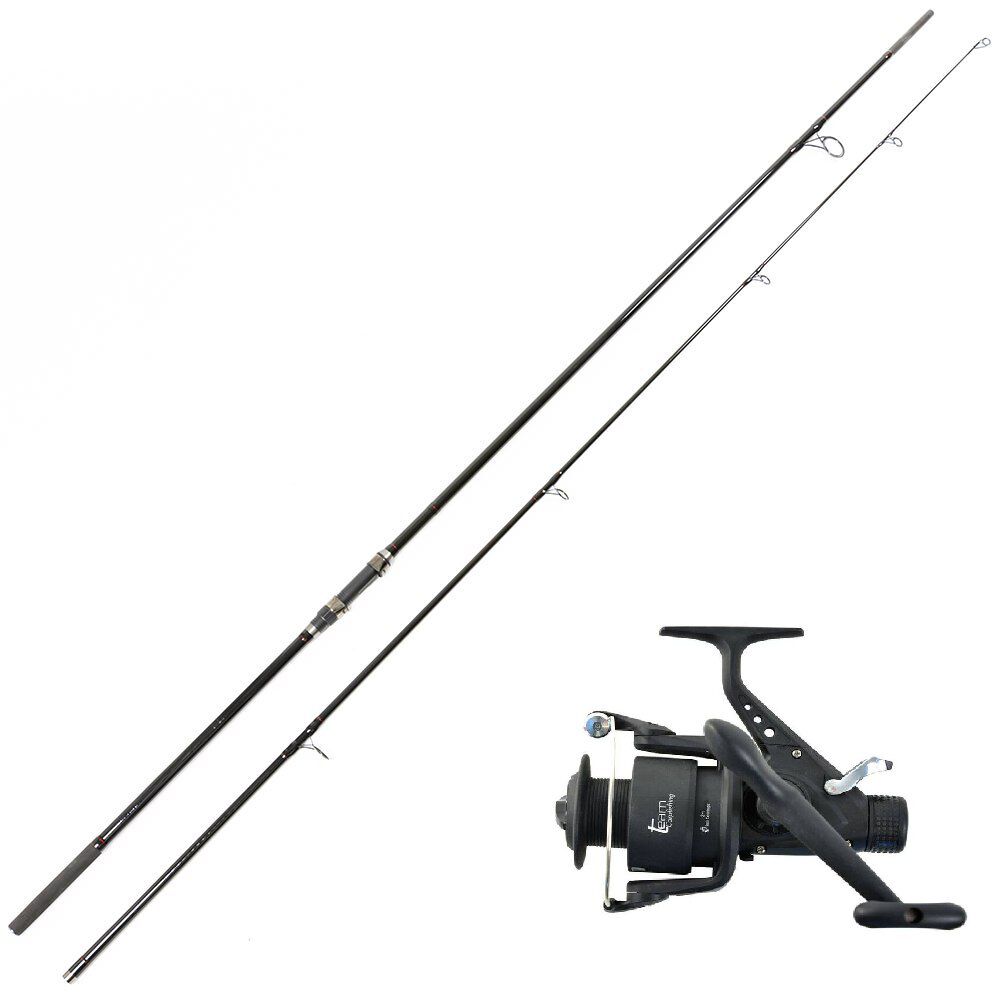Pack team carpfishing pêche carpe 3 cannes + 3 moulinets débrayables + fourreau