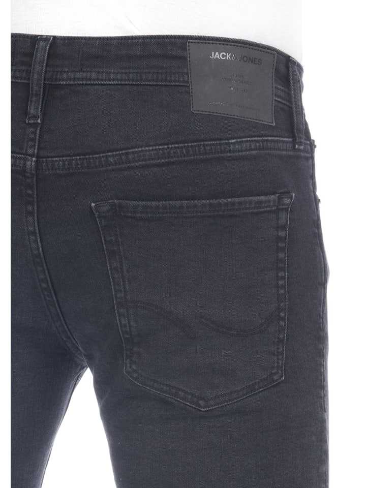 Jack & Jones Jeans JJIGLENN slim in Schwarz günstig kaufen