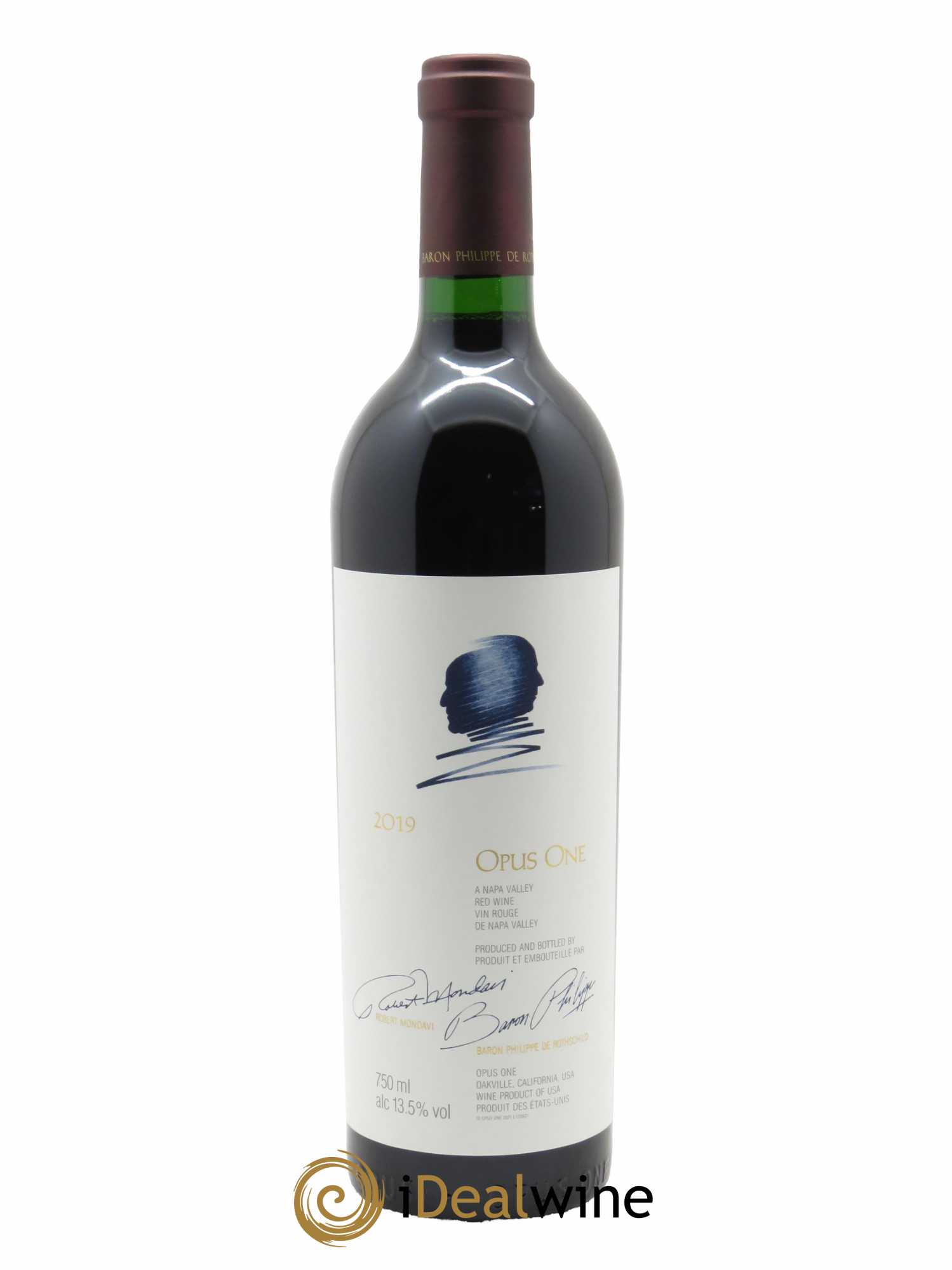 Napa Valley Opus One Robert Mondavi  2019 - Lot de 1 Bouteille