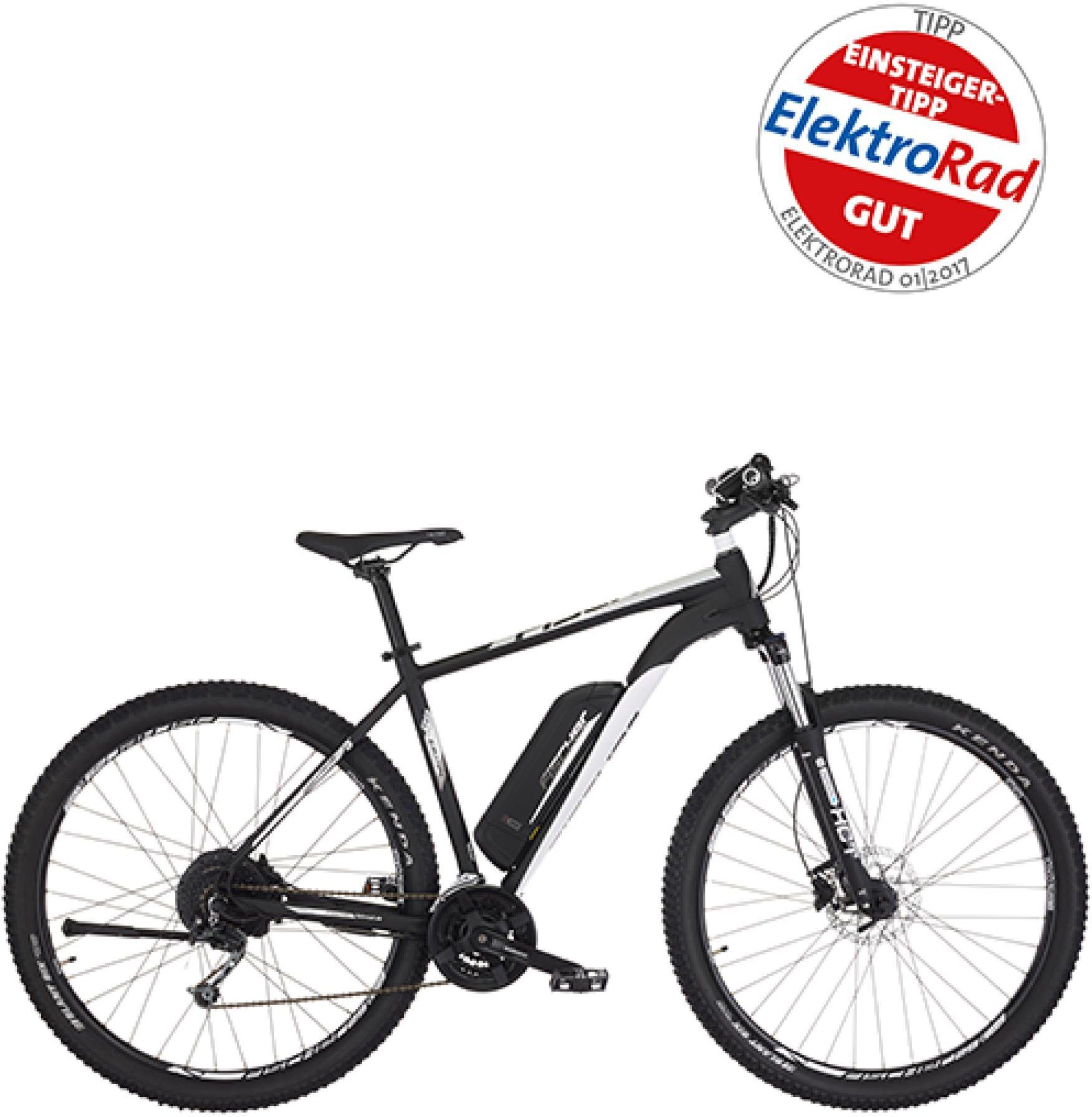 FISCHER Fahrrad E-Bike MONTIS EM 1724 557, 10 Gang Shimano Deore Schaltwerk, Kettenschaltung, Heckmotor, 557 Wh Akku, (mit Schloss)