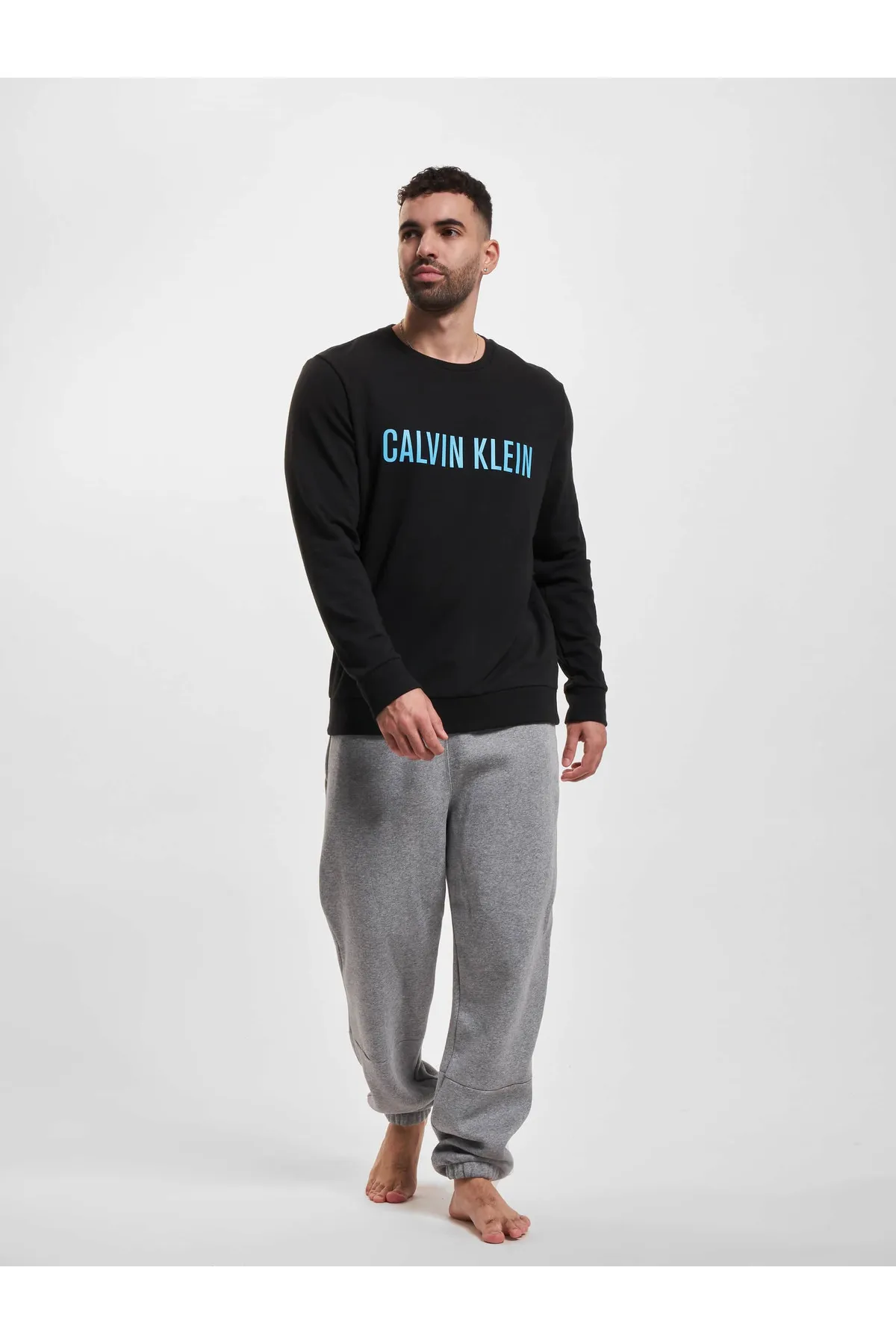 Calvin Klein  Sweatshirt - Schwarz - Regular Fit