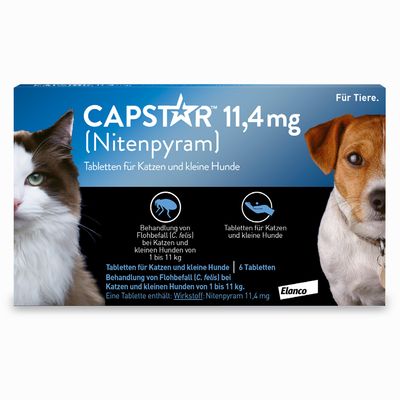 CAPSTAR 11,4 mg für Katzen und kleine Hunde