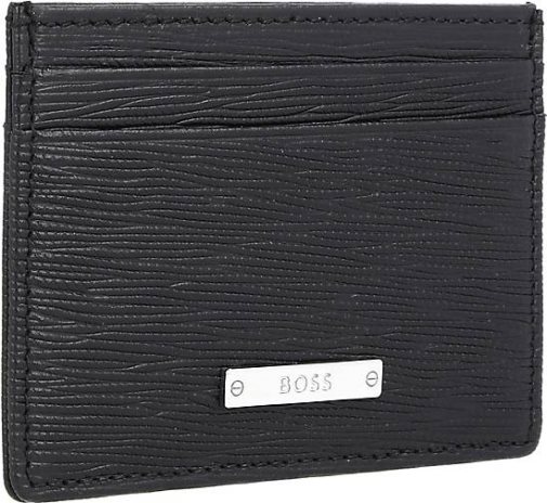 BOSS Gallery Kreditkartenetui RFID Leder 10 cm