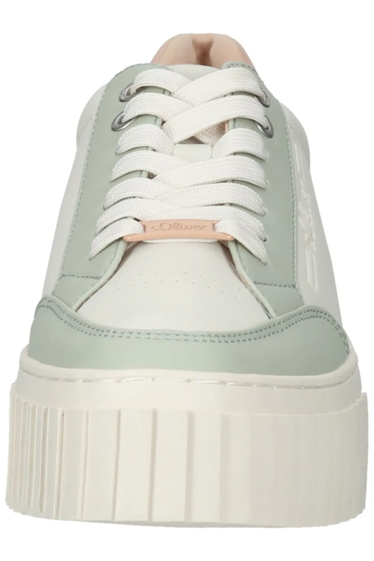 s.Oliver  Sneaker - Grün - Flacher Absatz