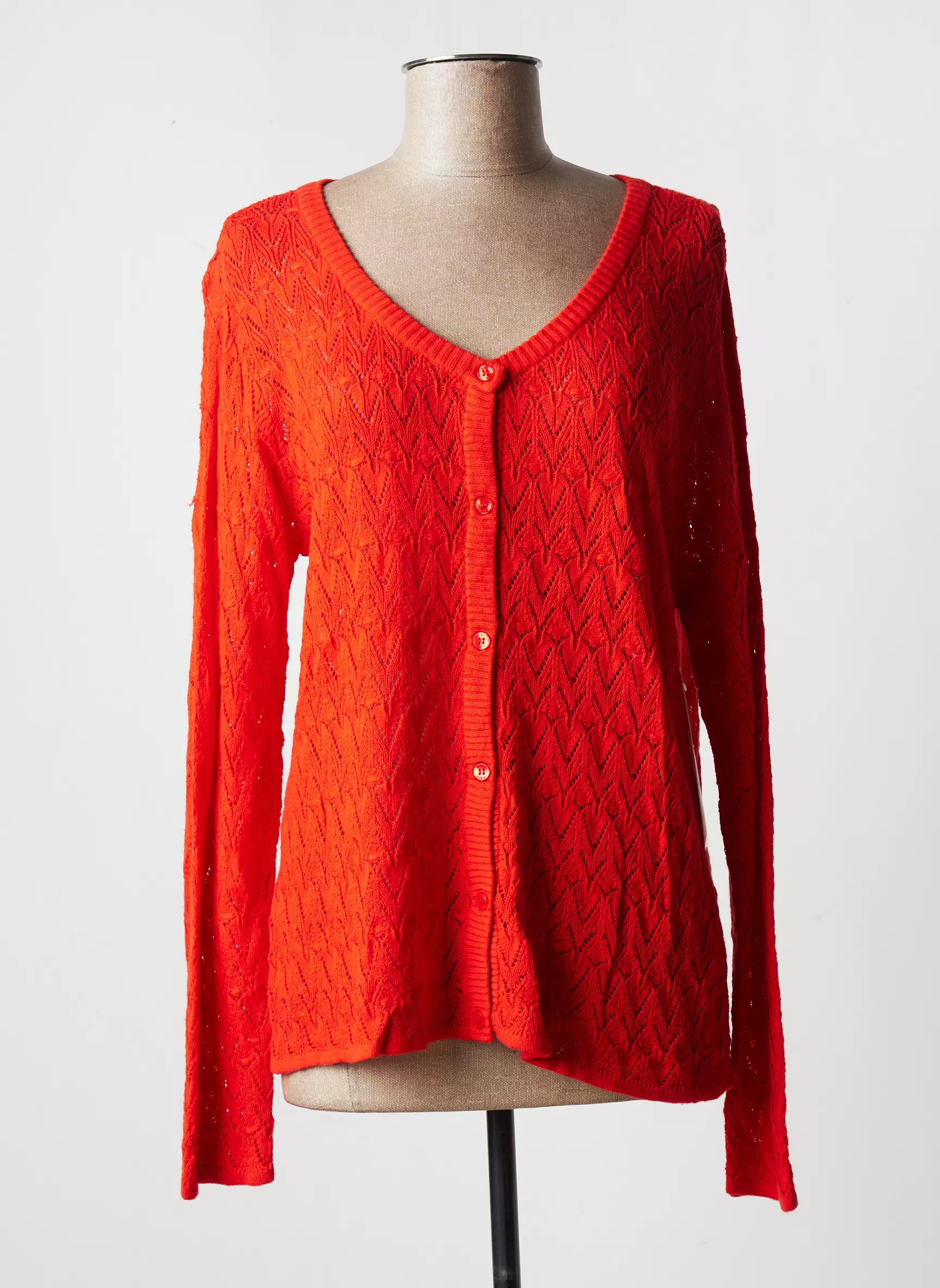 Agathe   Louise Cardigans Femme couleur orange