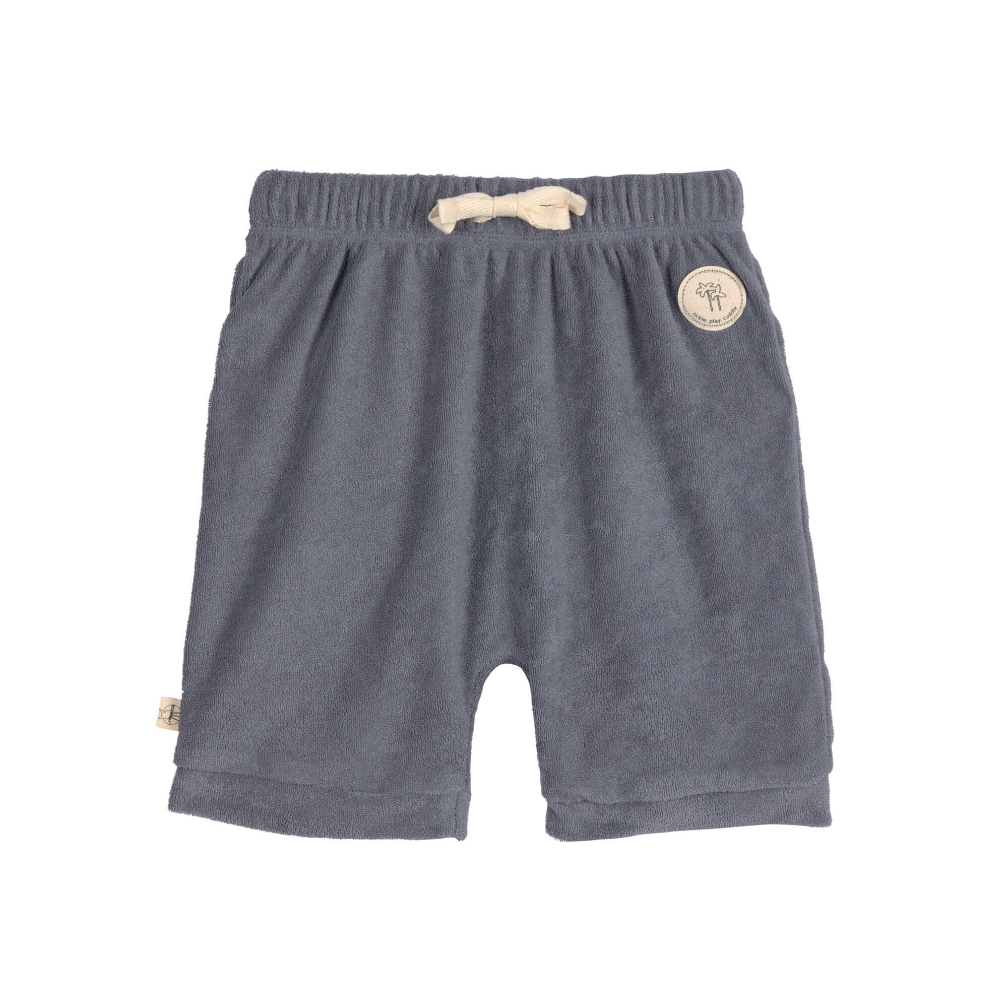 Frottee Shorts Kinder, Anthrazit