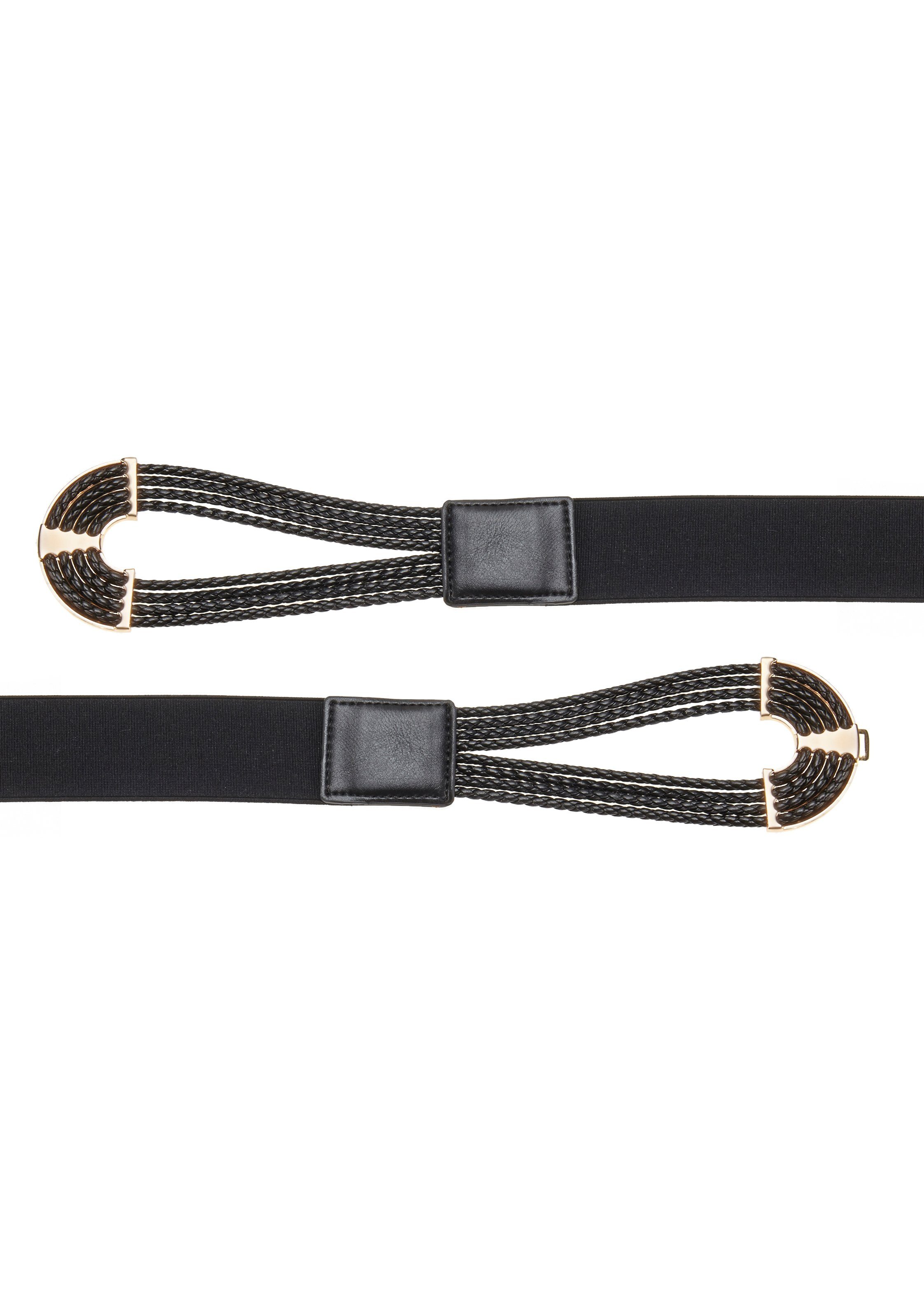 LASCANA Taillengürtel mit modischer Schnalle, Stretchgürtel, Schmuckgürtel, Shaping-Effekt
