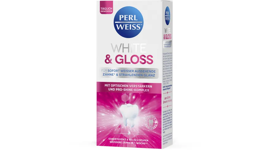 PERLWEISS™ White & Gloss Zahncreme 50 ml