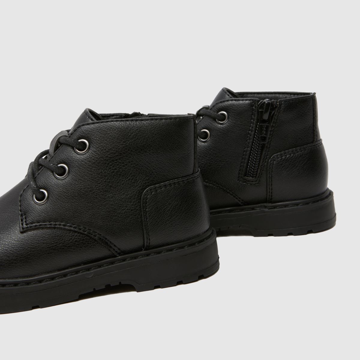 Schuh fekete Colton mini Chukka fiú kisgyermek csizma