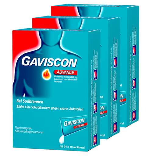 GAVISCON ADVANCE Pfefferm. Sparset  3X24X10 ml  Suspension