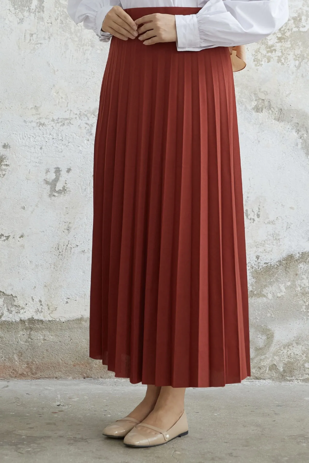 InStyle  Luisa Taillen-elastischer Faltenrock – Kachel