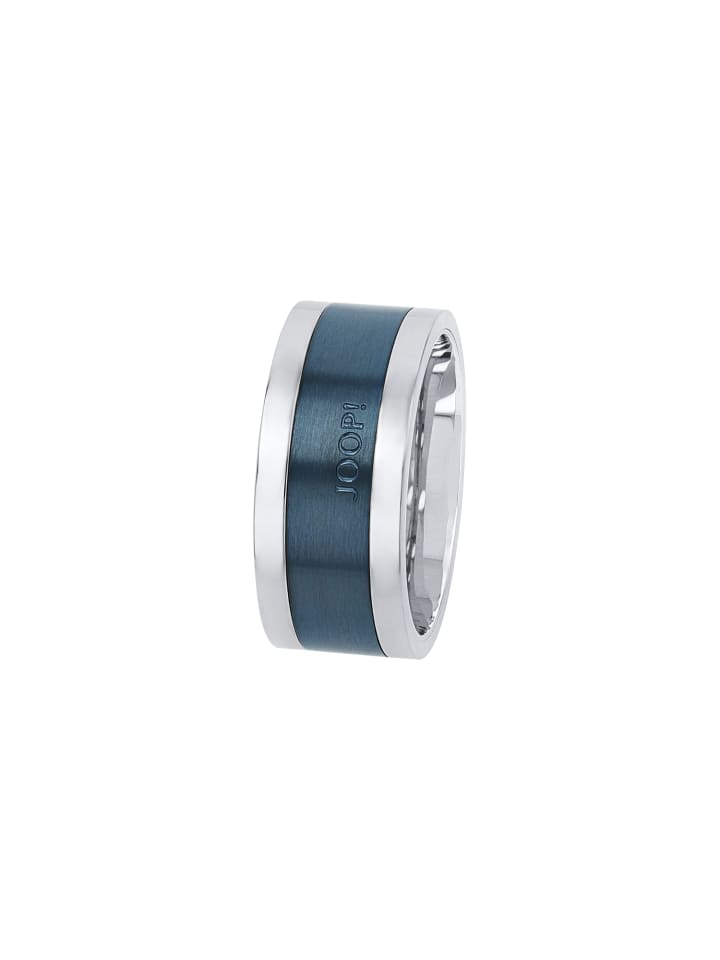 JOOP! Ring Edelstahl, IP Blau in Blau günstig kaufen