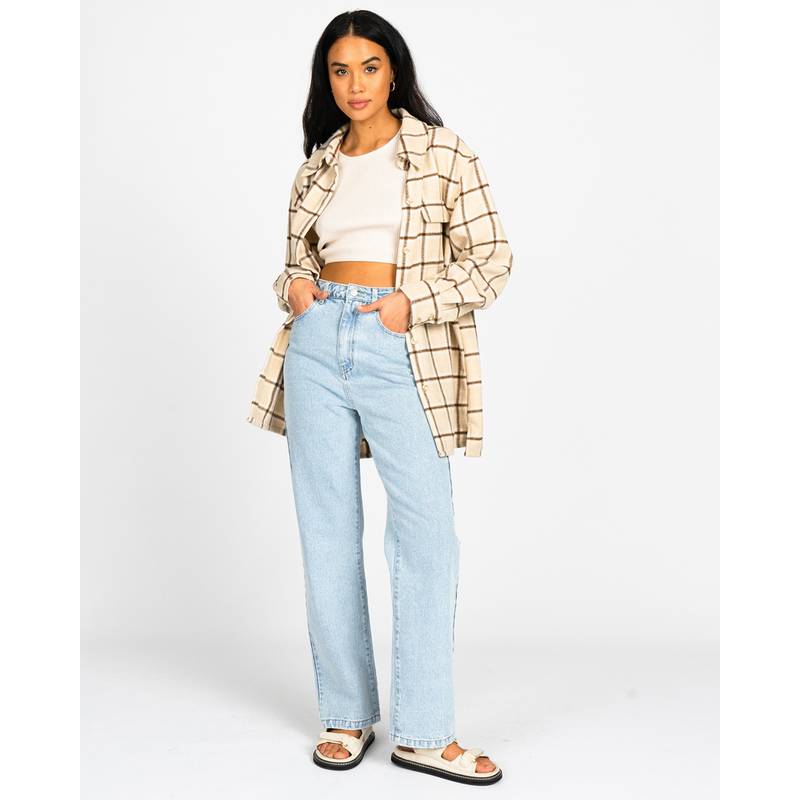 RUSTY PAIGE PLAID SHIRT Oversize Shirt Damen