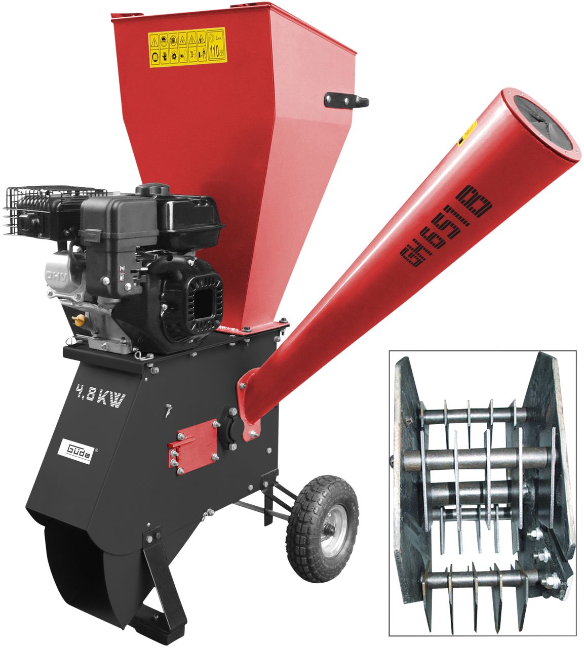 Güde Benzin-Gartenhäcksler GH 651 B