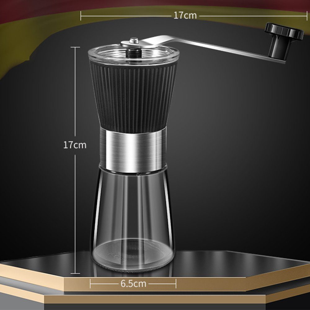 Zimtky Kaffeemühle Handkaffeemühle tragbare Mühle Edelstahl Haushalt Multifunktion
