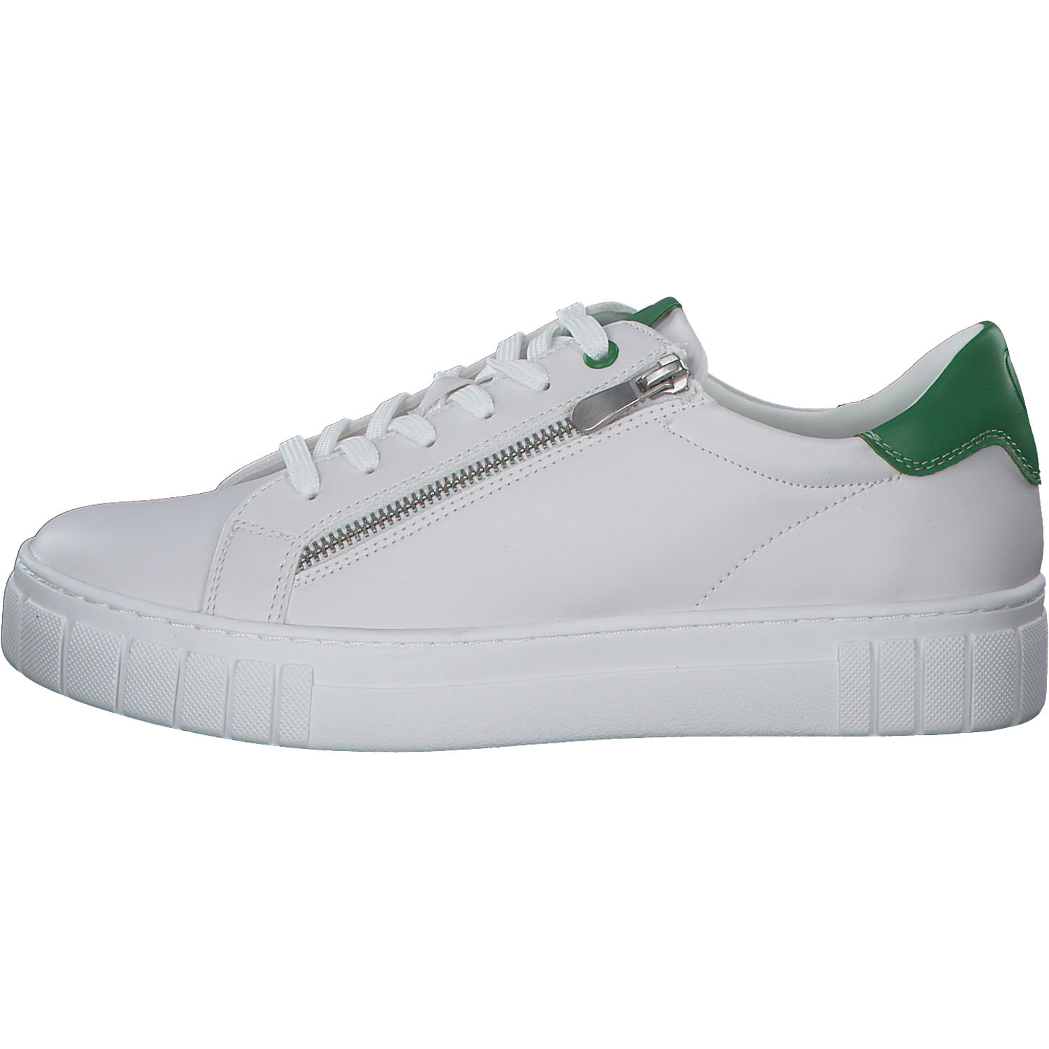 Marco Tozzi 23764, Schnürschuhe, Damen, WHITE/GREEN