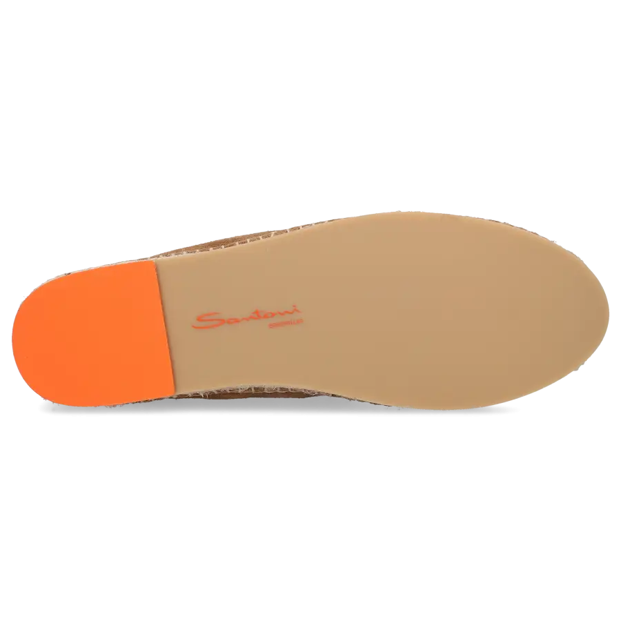 Santoni - Espadrilles 18405 Veloursleder - braun