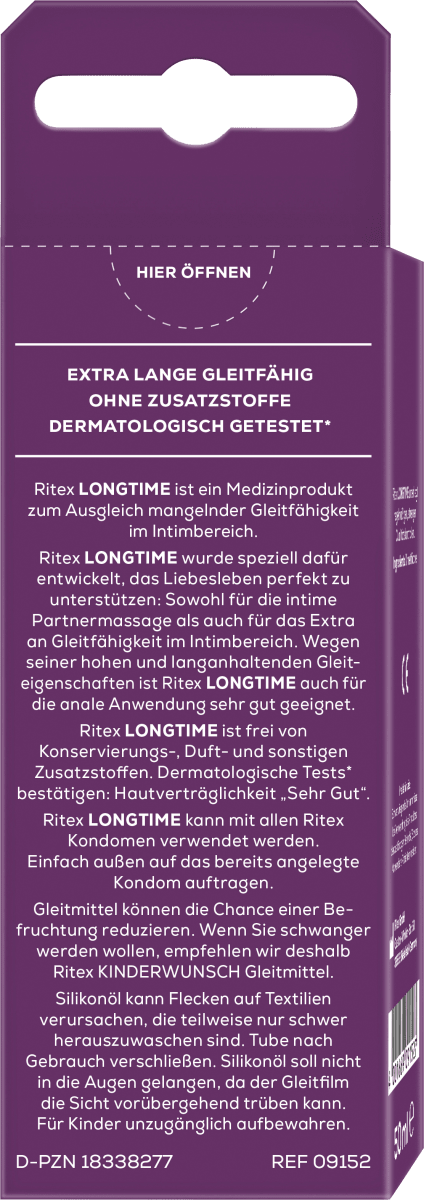 Gleitgel Longtime Medizinisches Silikonöl, 50 ml