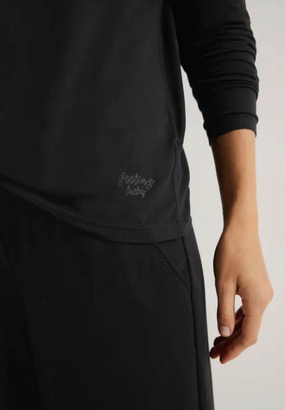 CECIL Shirt mit hohem Kragen