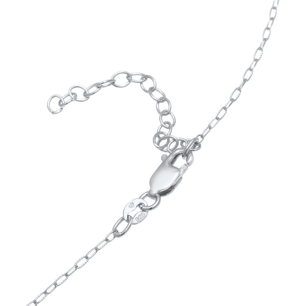 Elli Elli Collier Collier à maillons pour dames Trend Blogger Basic en argent sterling collier