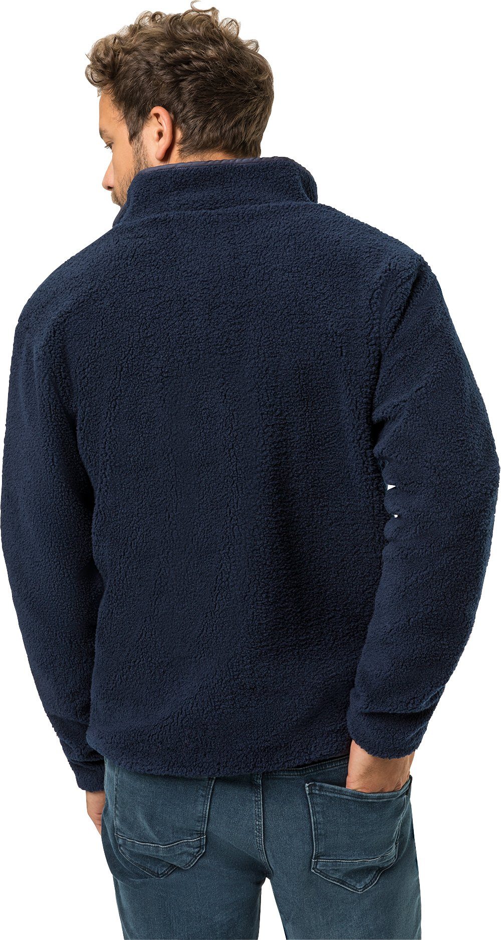 Nordcap Fleecejacke sportlich-bequem, aus flauschigem Teddy-Fleece