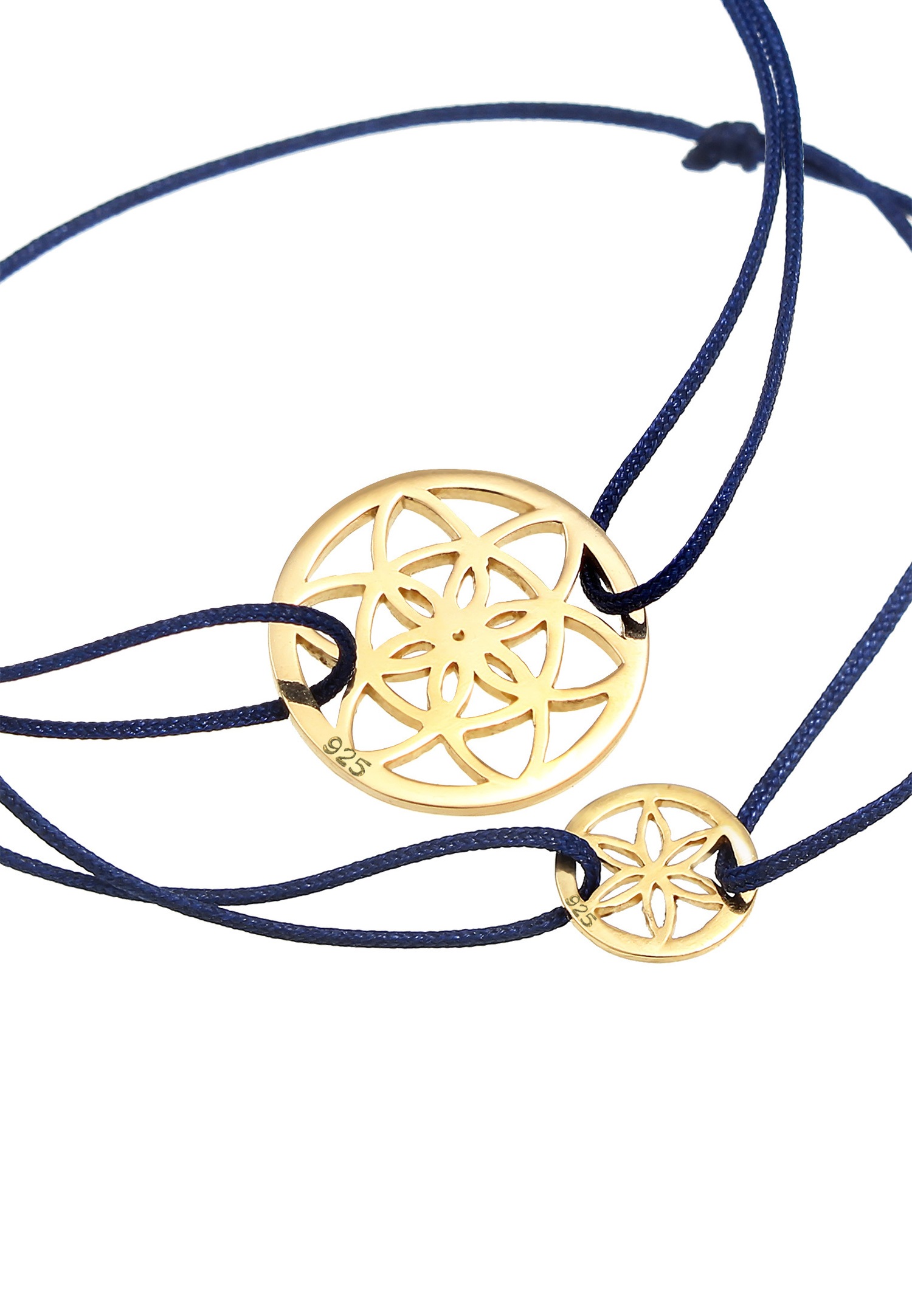 Elli Damen-Armband „Blume des Lebens“ – Basic-Muster aus 925er Sterlingsilber mit Roségoldplattierung